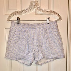 NWOT✨JCREW Lace Crochet Blue & White Shorts